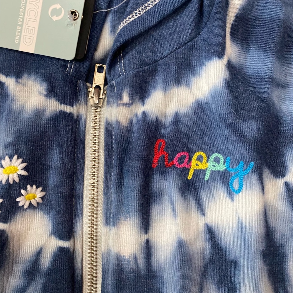 Chaser Girls Lightweight Tie Dye hoodie Sweatshirt - Size 14 - NWT